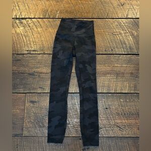 Lululemon Black Camo Leggings